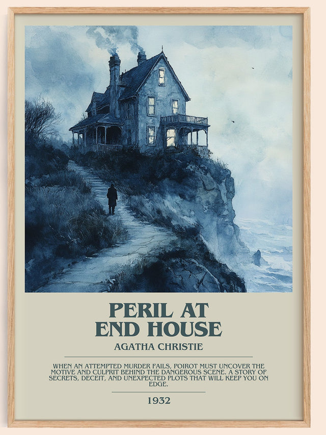 Peril at End House Bookish Wall Art by Agatha Christie
