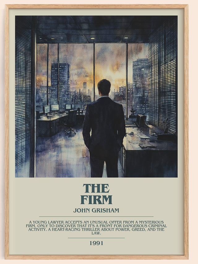The Firm Bookish Wall Art by John Grisham