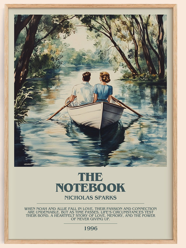 The Notebook Bookish Wall Art by Nicholas Sparks