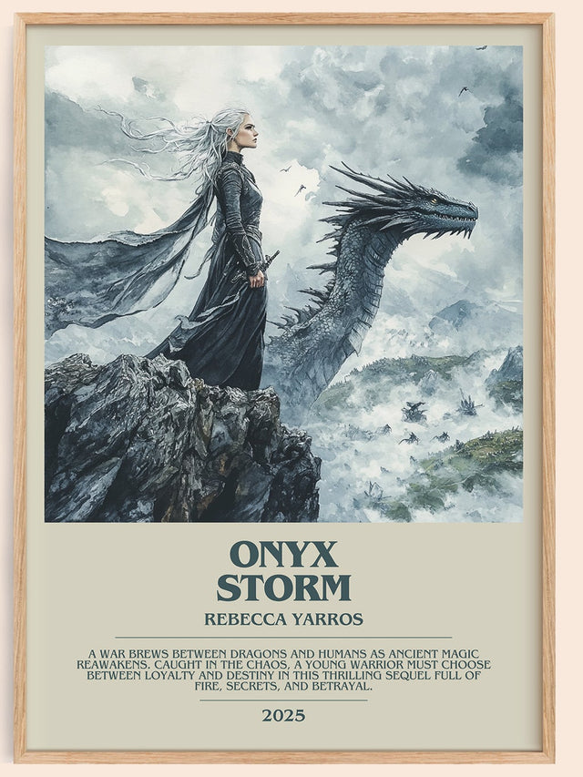 Onyx Storm Bookish Wall Art by Rebecca Yarros