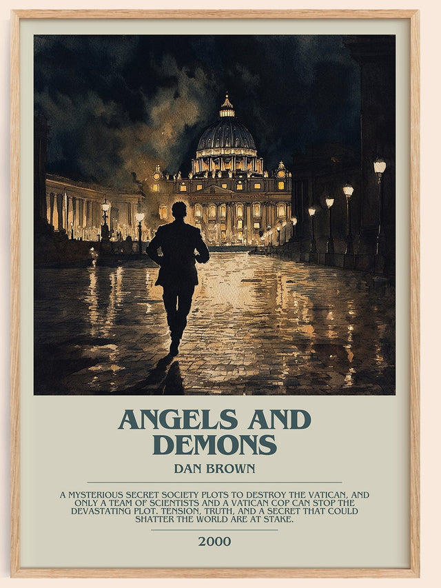 Angels And Demons Bookish Wall Art by Dan Brown