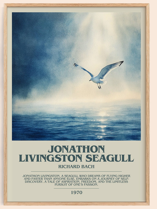 Jonathan Livingston Seagull Bookish Wall Art by RICHARD BACH