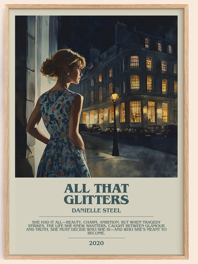 All that Glitters Bookish Wall Art by Danielle Steel