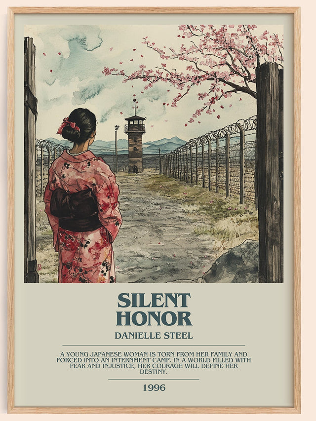 Silent Honour Bookish Wall Art by Danielle Steel