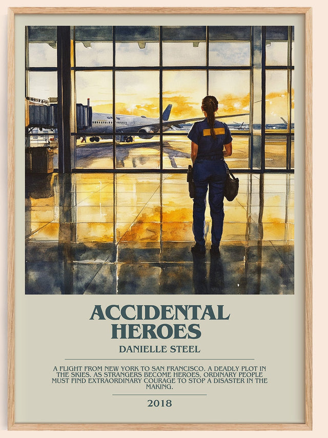 Accidental Heroes Bookish Wall Art by Danielle Steel