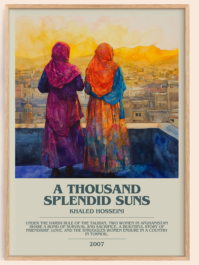 A Thousand Splendid Suns Bookish Wall Art by Khaled Hosseini