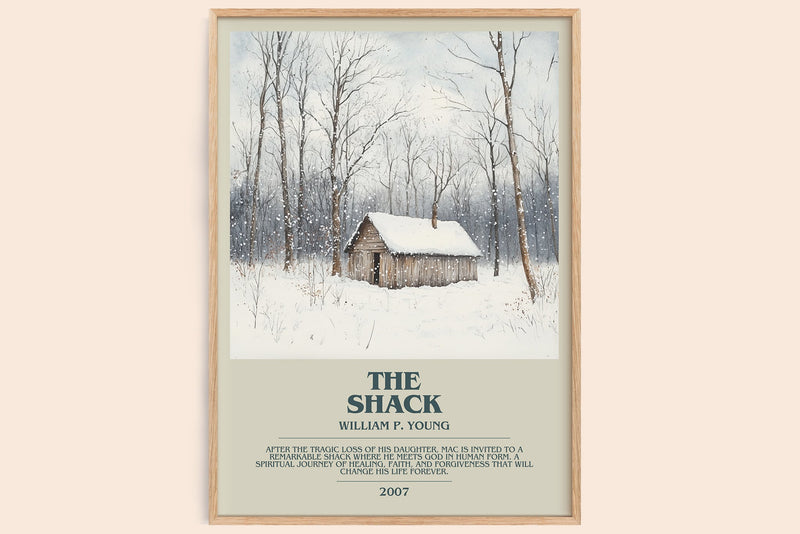 The Shack Bookish Wall Art by William P. Young (Modern style)