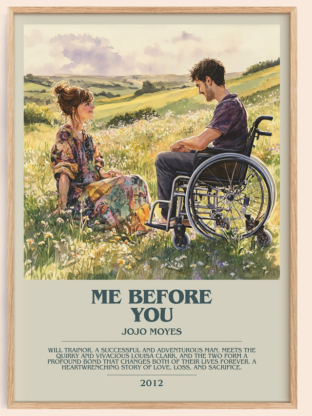 Me Before You Bookish Wall Art by Jojo Moyes