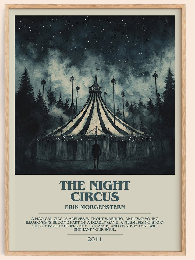 The Night Circus Bookish Wall Art by Erin Morgenstern