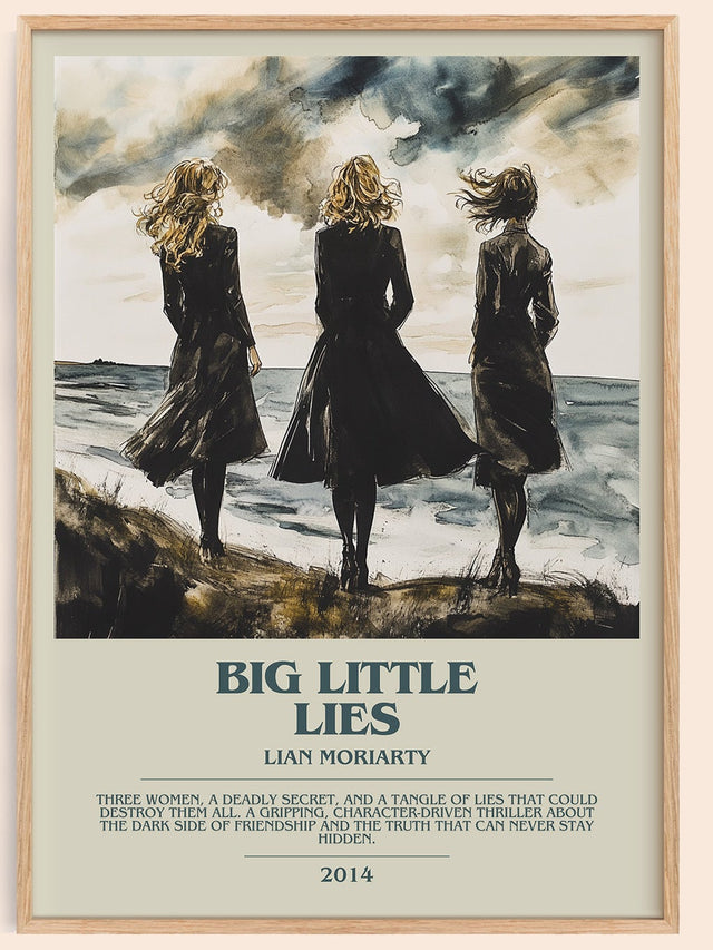Big Little Lies Bookish Wall Art by Lian Moriarty