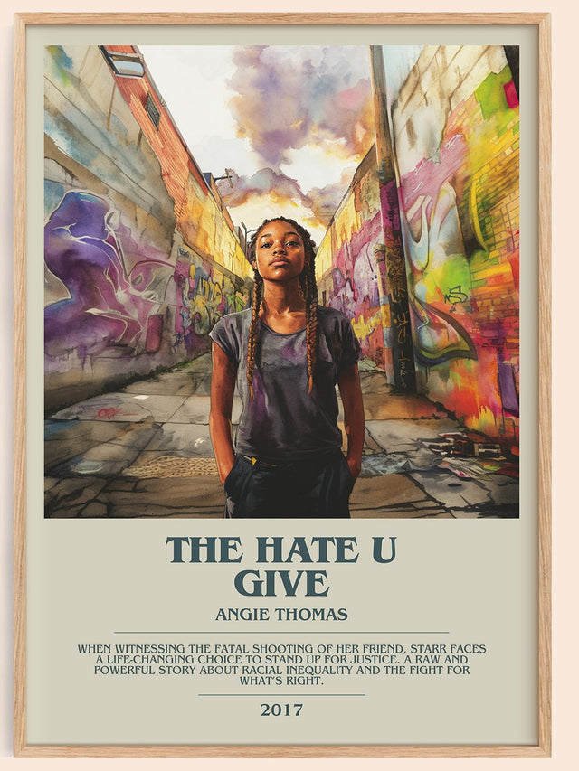 The Hate U Give Bookish Wall Art by Angie Thomas
