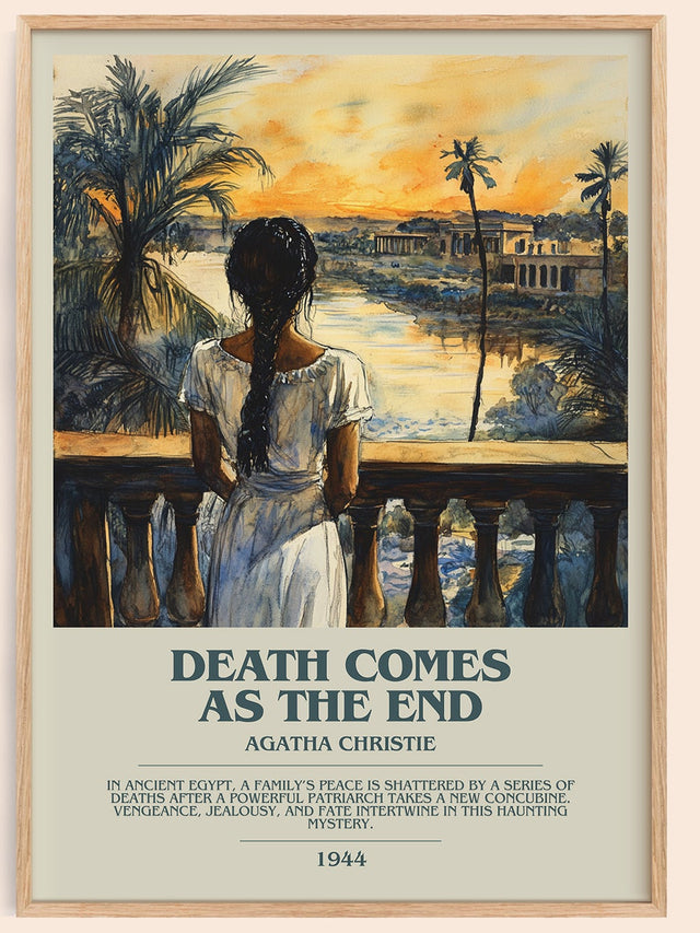 Death Comes as the End Bookish Wall Art by Agatha Christie