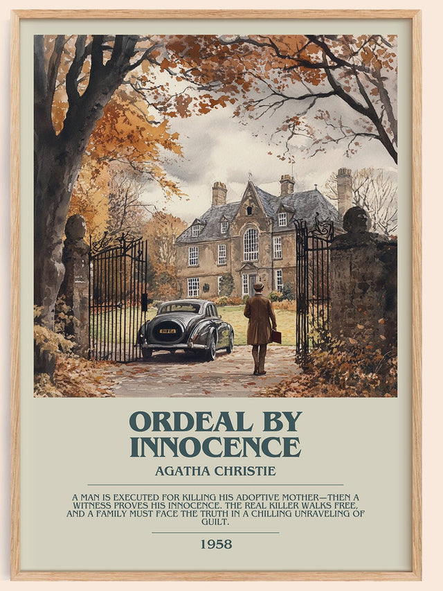 Ordeal by Innocence Bookish Wall Art by Agatha Christie