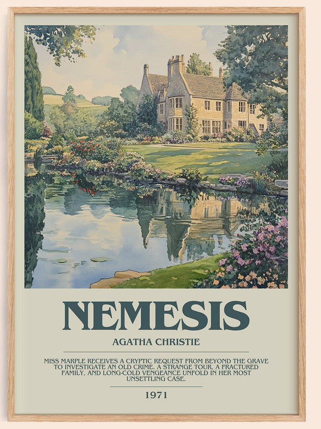 Nemesis Bookish Wall Art by Agatha Christie
