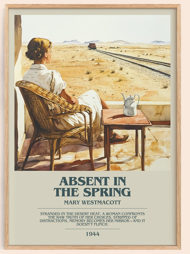 Absent In The Spring Bookish Wall Art by Mary Westmacott