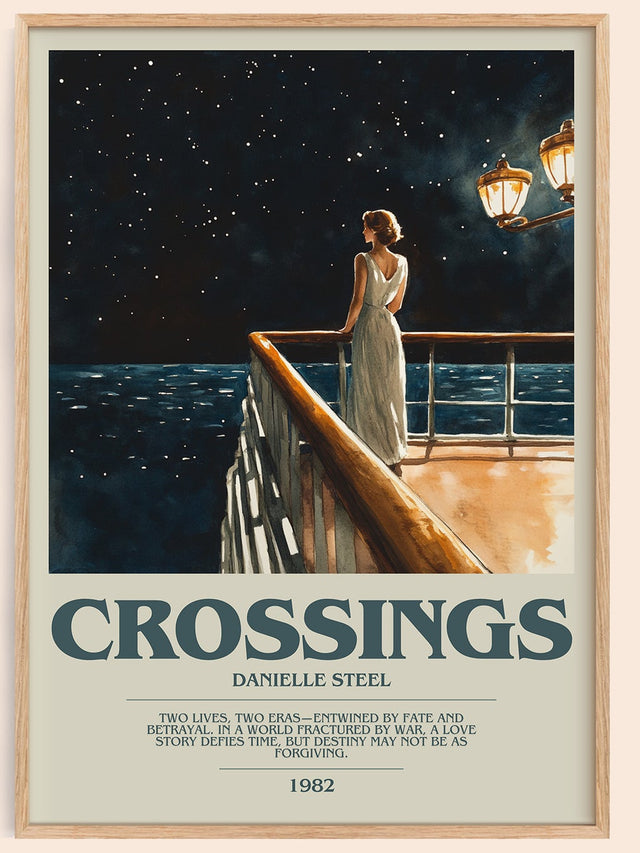 Crossings Bookish Wall Art by Danielle Steel