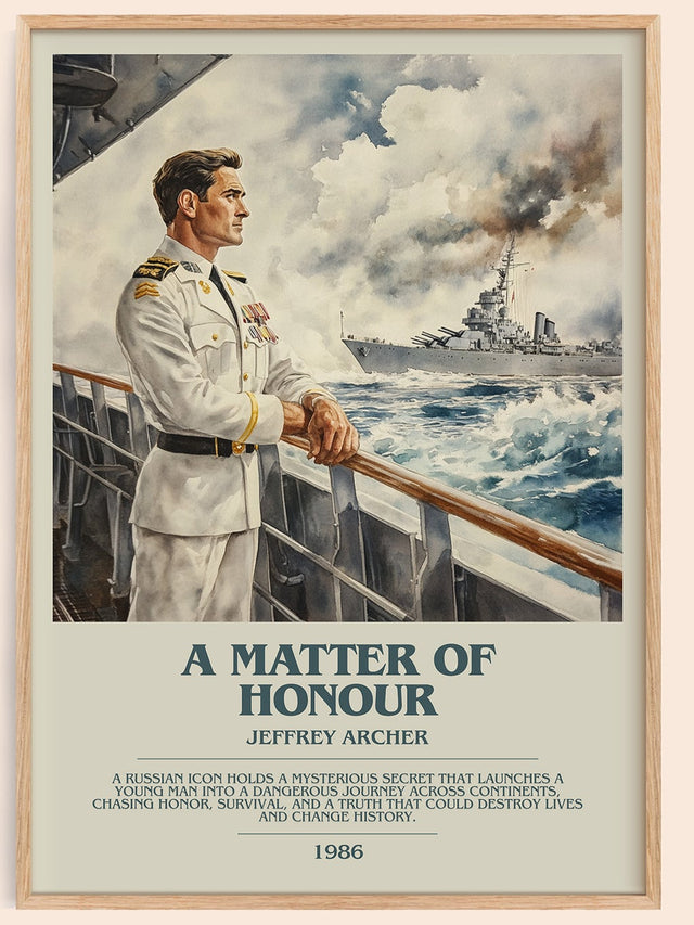 A Matter Of Honour Bookish Wall Art by Jeffrey Archer