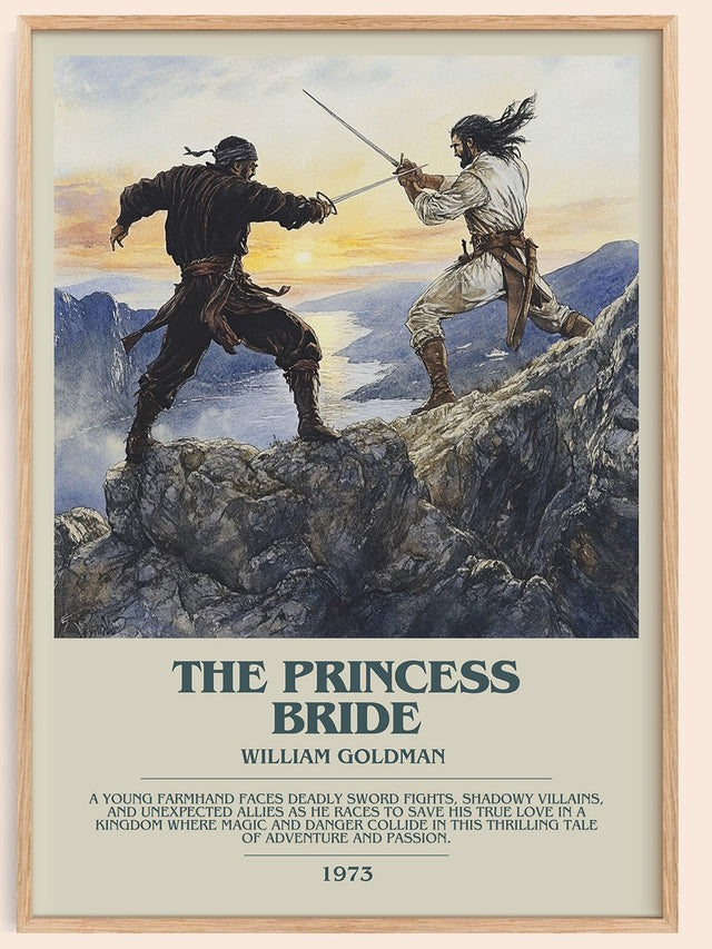 The Princess Bride Bookish Wall Art by William Goldman