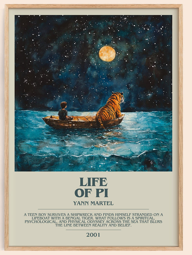Life of Pi Bookish Wall Art by Yann Martel