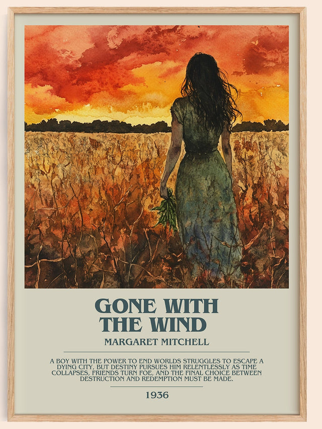 Gone with the Wind Bookish Wall Art by Margaret Mitchell