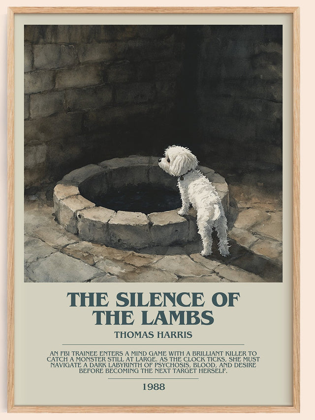 The Silence of the Lambs Bookish Wall Art by Thomas Harris