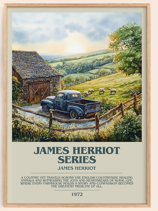 James Herriot Series Bookish Wall Art by James Herriot