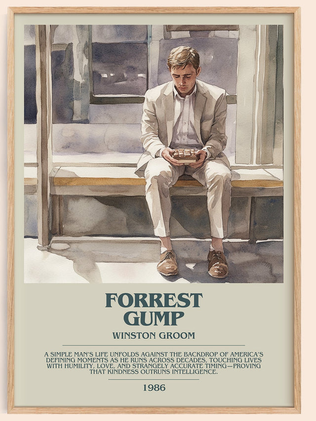 Forrest Gump Bookish Wall Art by Winston Groom