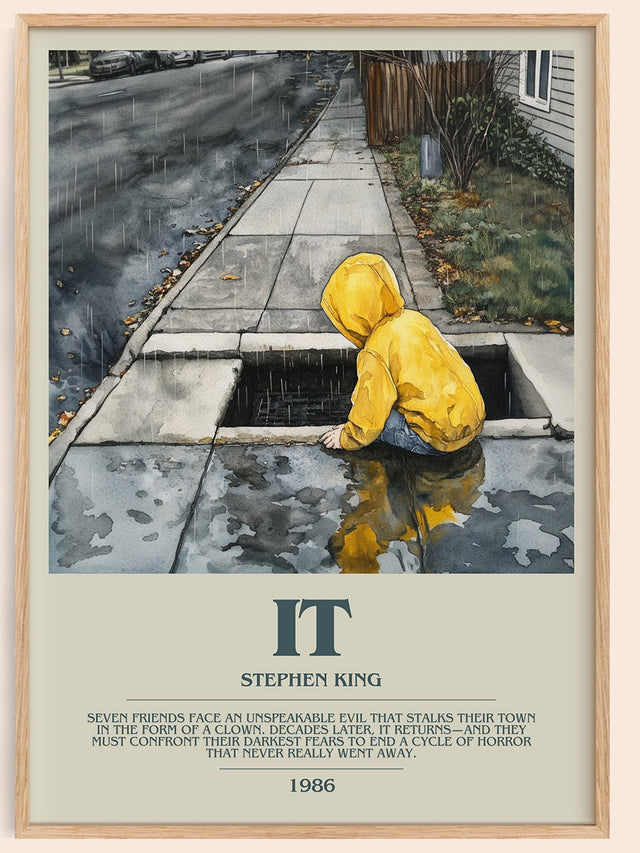 It Bookish Wall Art by Stephen King