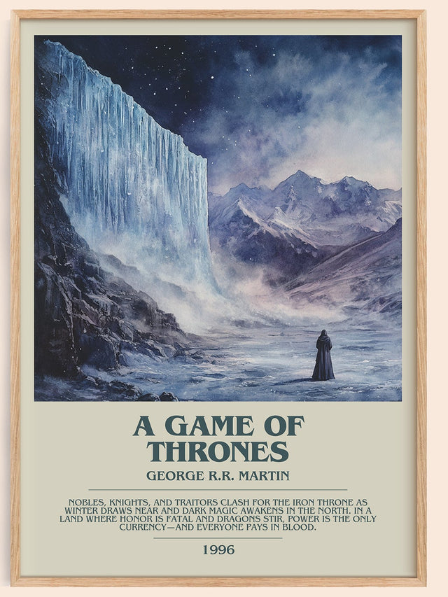 A Game Of Thrones Bookish Wall Art by George R.R. Martin
