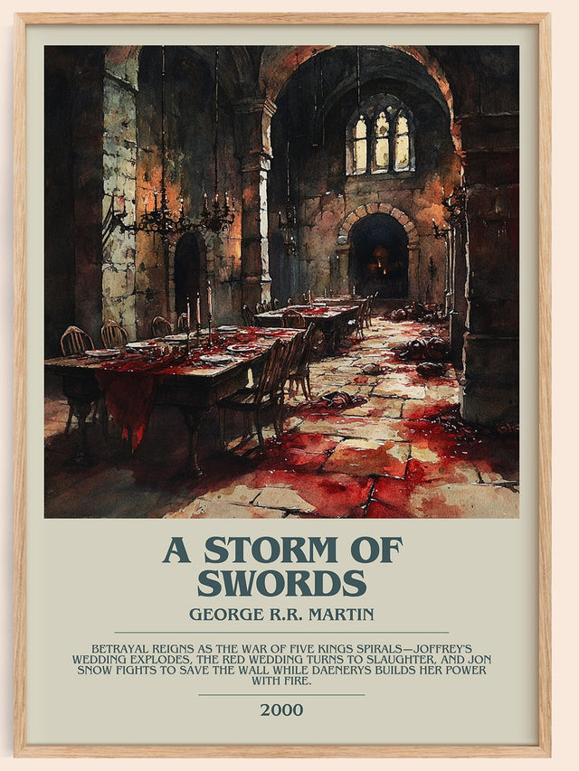 A Storm of Swords Bookish Wall Art by George R. R. Martin