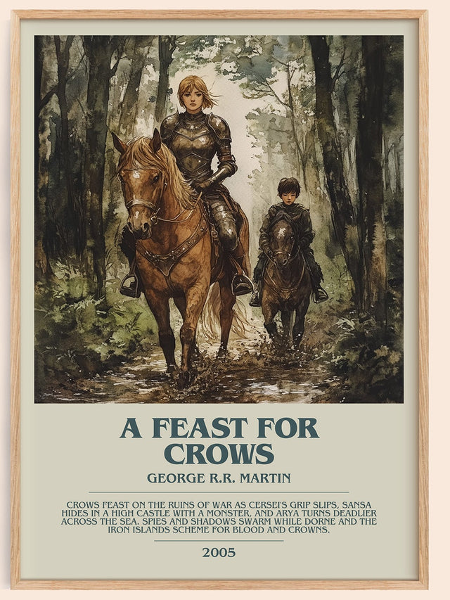 A Feast For Crows Bookish Wall Art by George R.R. Martin