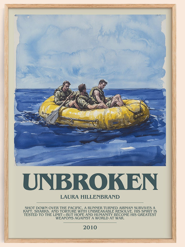 Unbroken Bookish Wall Art by Laura Hillenbrand