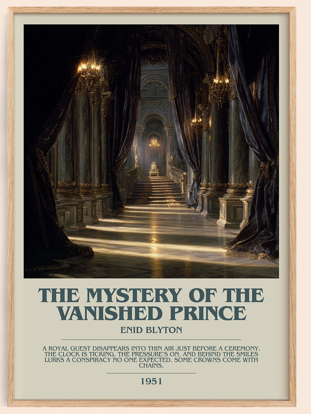 The Mystery of the Vanished Prince Bookish Wall Art by Enid Blyton