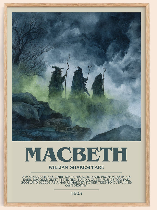 Macbeth Bookish Wall Art by William Shakespeare
