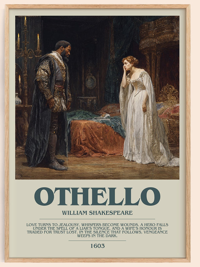 Othello Bookish Wall Art by William Shakespeare