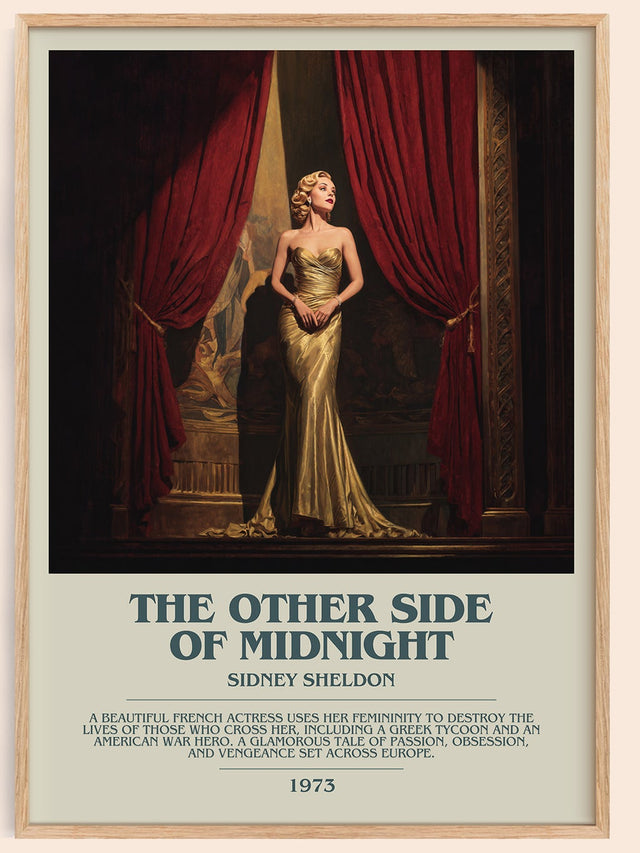 The Other Side of Midnight Bookish Wall Art by Sidney Sheldon