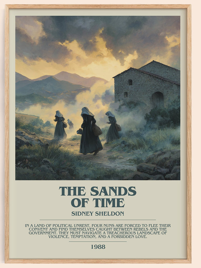 The Sands of Time Bookish Wall Art by Sidney Sheldon