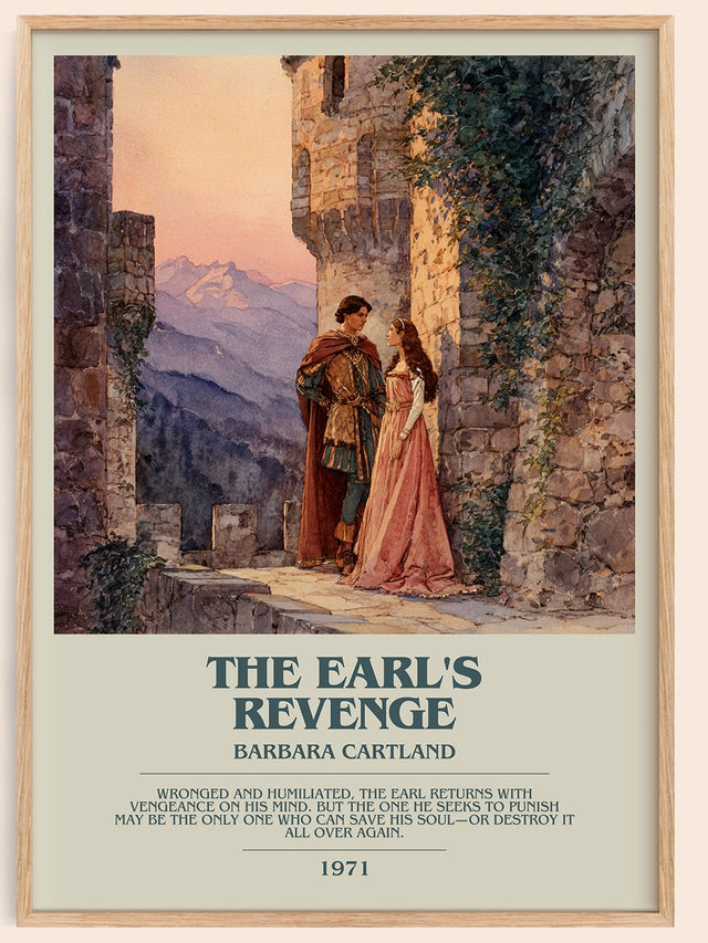 The Earl's Revenge Bookish Wall Art by Barbara Cartland