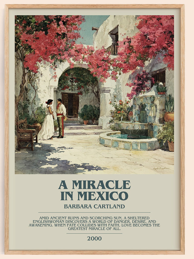 A Miracle in Mexico Bookish Wall Art by Barbara Cartland