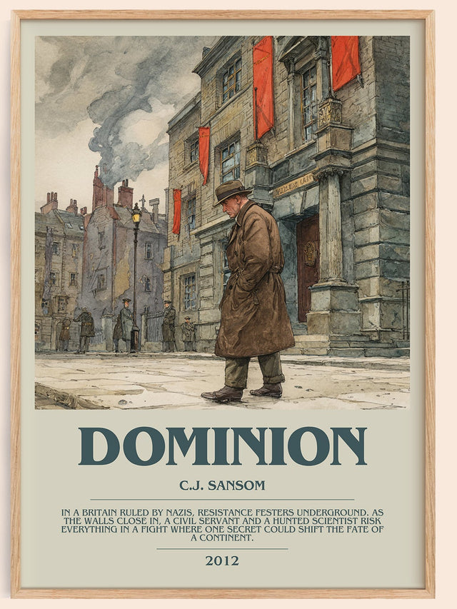 Dominion Bookish Wall Art by C. J. Sansom