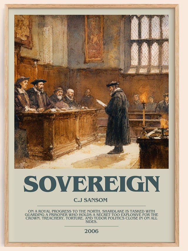 Sovereign Bookish Wall Art by C.J Sansom