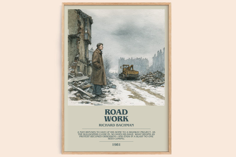 Roadwork Bookish Wall Art by Richard Bachman (Modern style)