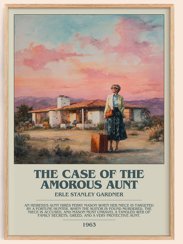 The Case of the Amorous Aunt Bookish Wall Art by Erle Stanley Gardner