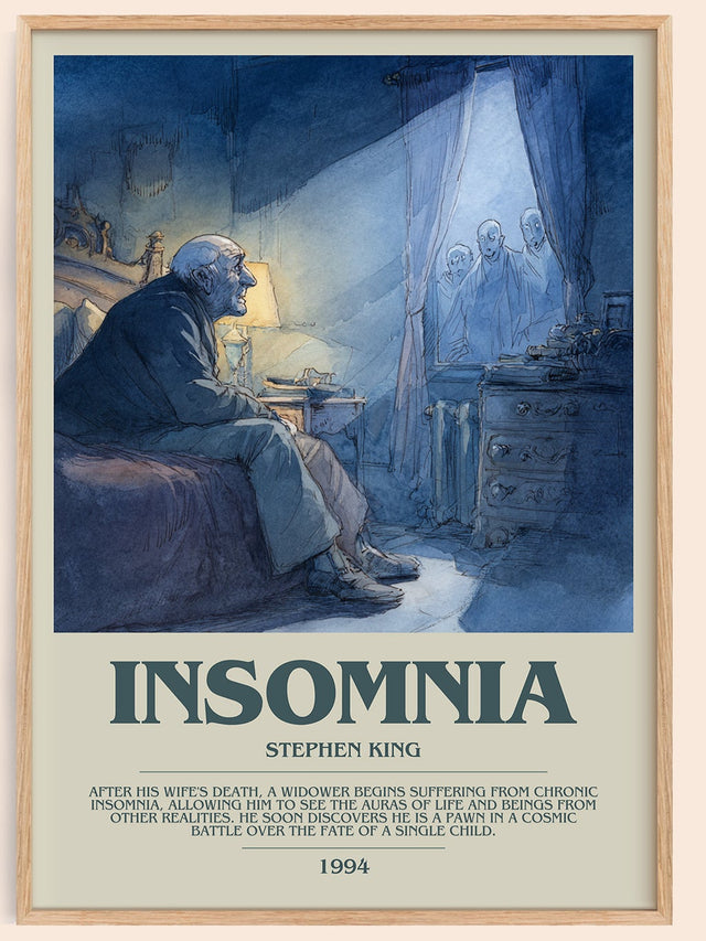 Insomnia Bookish Wall Art by Stephen King