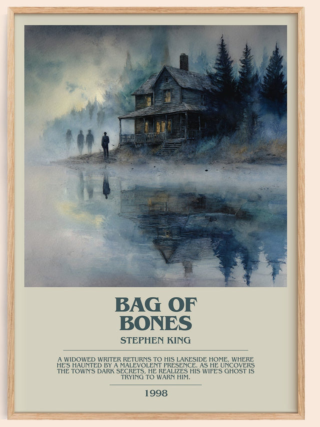 Bag of Bones Bookish Wall Art by Stephen King