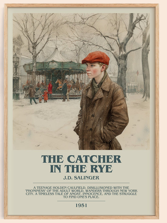 The Catcher in the Rye Bookish Wall Art by J. D. Salinger