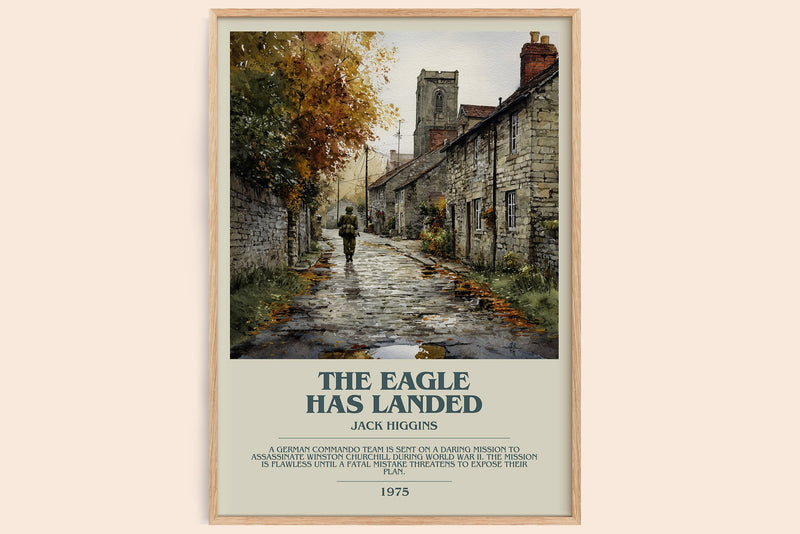 The Eagle Has Landed Bookish Wall Art by Jack Higgins (Modern style)
