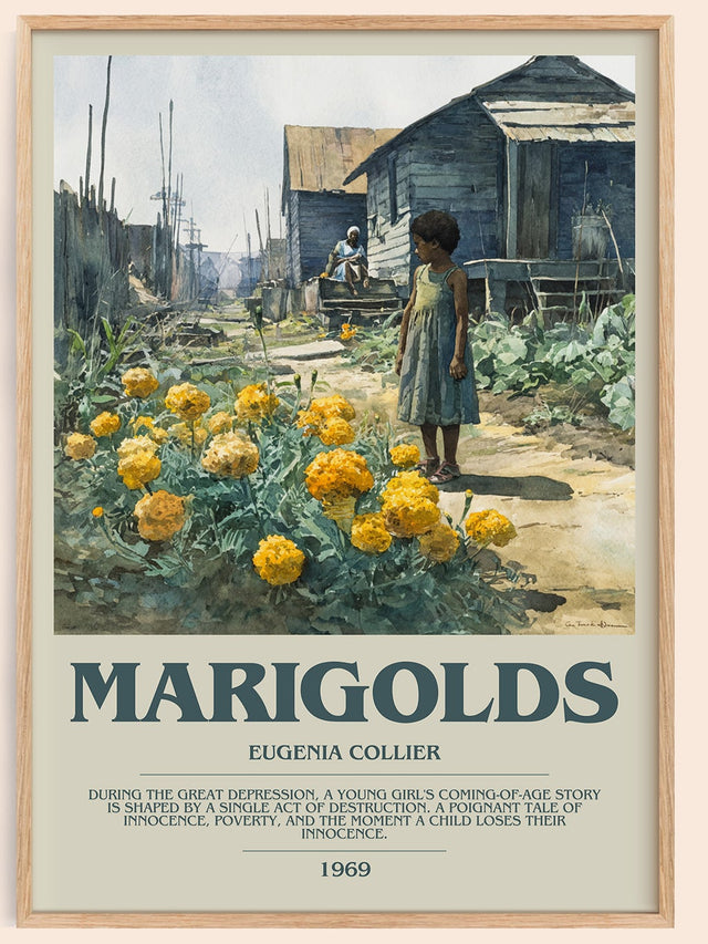 Marigolds Bookish Wall Art by Eugenia Collier