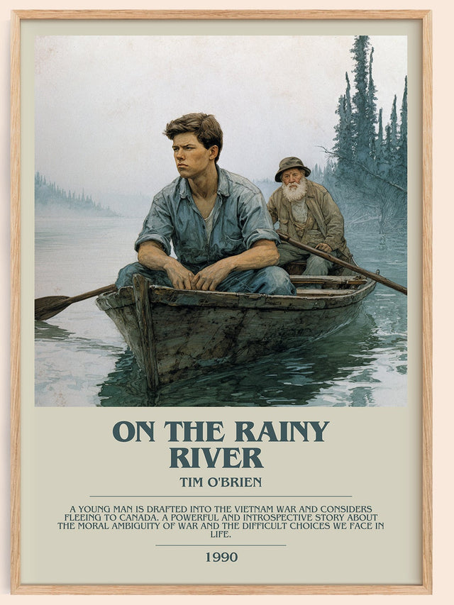 On The Rainy River Bookish Wall Art by Tim O'Brien