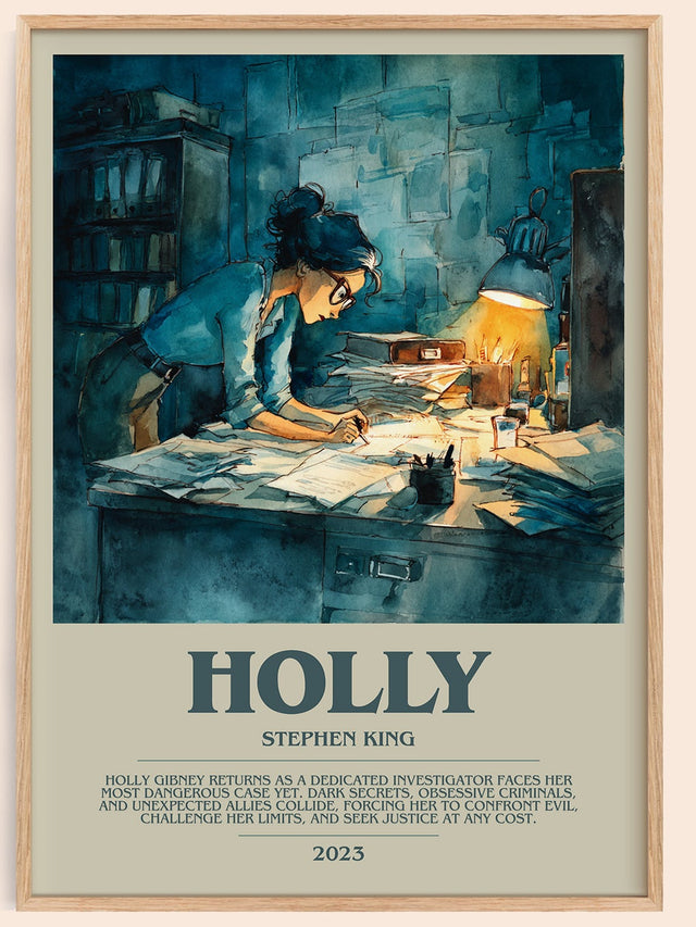 Holly Bookish Wall Art by Stephen King